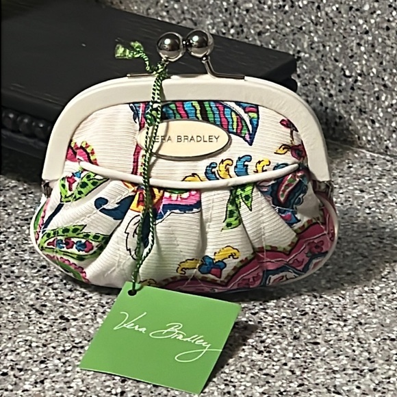 👛VERA BRADLEY KISSLOCK COIN PURSE - Picture 12 of 16